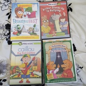 4 new sealed DVDs animes for children